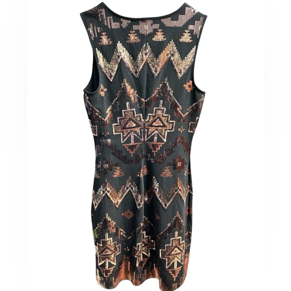 Express Dresses & Skirts - Express Embroidered Geometric Pattern Dress W’s Sz XS